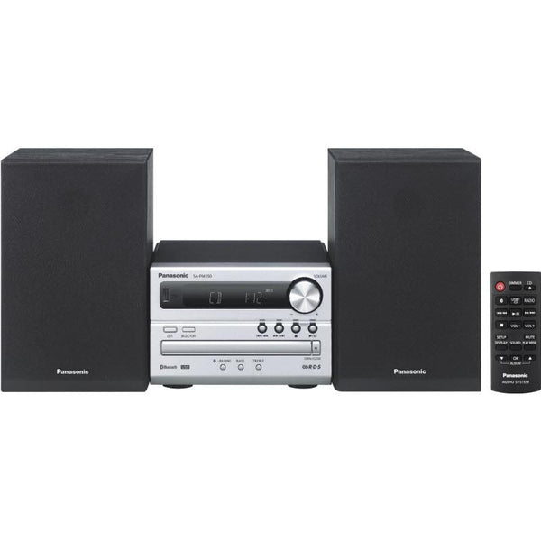 Panasonic 20-Watt Shelf Audio System with Built-in Bluetooth CD Stereo System, Panasonic SCPM250S IMAGE 1