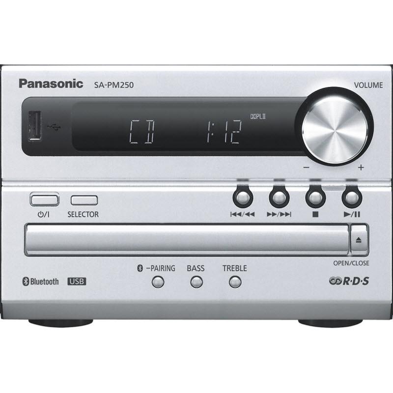 Panasonic 20-Watt Shelf Audio System with Built-in Bluetooth CD Stereo System, Panasonic SCPM250S IMAGE 2