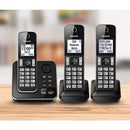 Cordless Phone with 3 Handsets, Panasonic KXTGD393B IMAGE 2