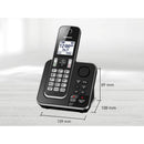 Cordless Phone Panasonic KXTGD390B IMAGE 3