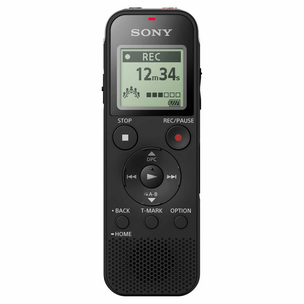 4GB Voice Recorder, Sony ICDPX470 - Black IMAGE 1