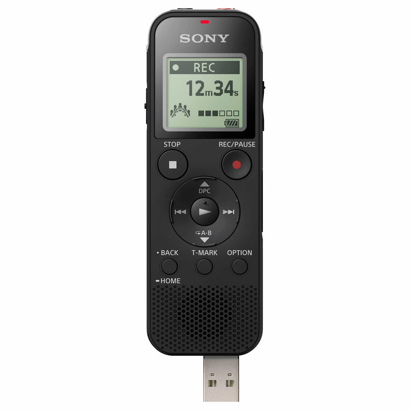 4GB Voice Recorder, Sony ICDPX470 - Black IMAGE 2