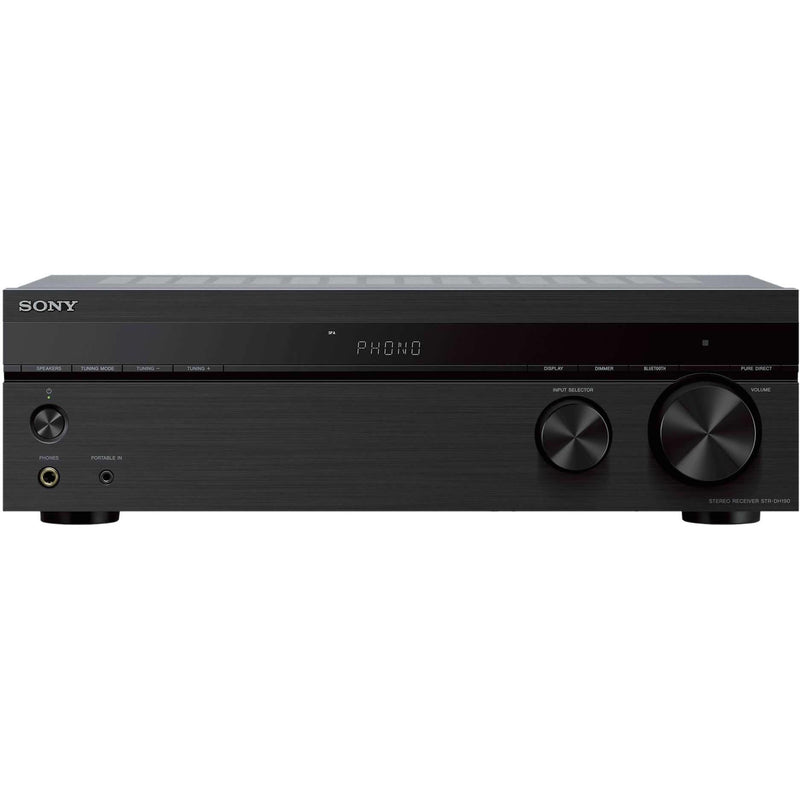 Sony 2-Channel Stereo Receiver Stereo Receiver with Phono and Bluetooth, Sony STRDH190 IMAGE 1