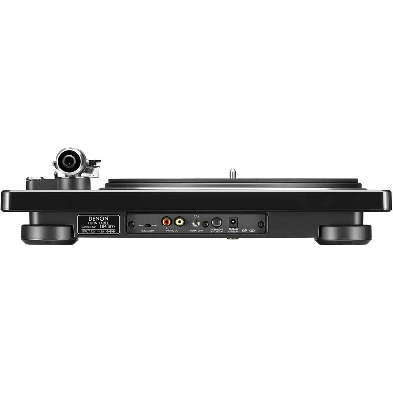 Denon DP-400 Hi-Fi Turntable w/ Speed Auto Sensor Black IMAGE 4