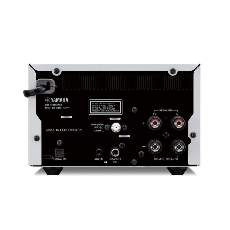 Yamaha 40-Watt Shelf Audio System with Built-in Bluetooth USB FM Bluetooth HiFi Micro-System, Yamaha MCRB270 - Black IMAGE 3