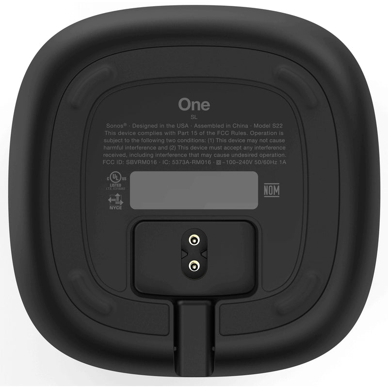 Sonos Multi-room Wireless Speaker WiFi Wireless Humidity Resistant Speaker, Sonos One SL - Black IMAGE 6