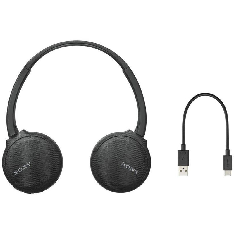 Sony Bluetooth On-ear Headphones with Built-in Microphone Wireless Bluetooth with mic Headphones, Sony WHCH510 Black IMAGE 6
