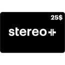 Stereo Plus Gift Cards Gift Cards Stereo+ Gift Card 25$ IMAGE 1