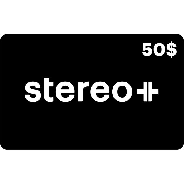 Stereo Plus Gift Cards Gift Cards Stereo+ Gift Card 50$ IMAGE 1