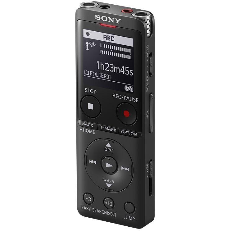 4GB Voice Recorder, Sony ICDUX570 - Black IMAGE 1