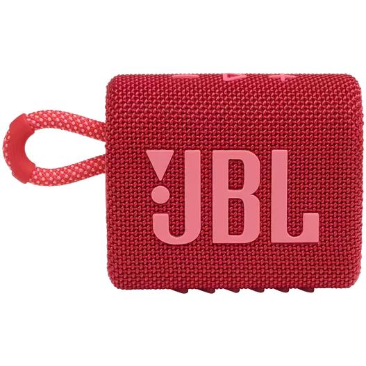 Wireless Bluetooth Waterproof Speaker, JBL GO 3 - Red IMAGE 1