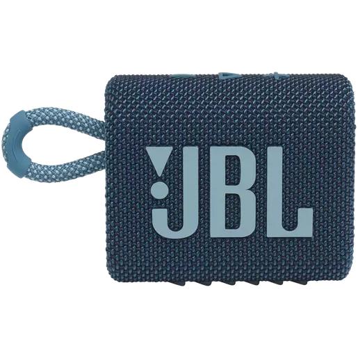 Wireless Bluetooth Waterproof Speaker, JBL GO 3 - Blue IMAGE 1