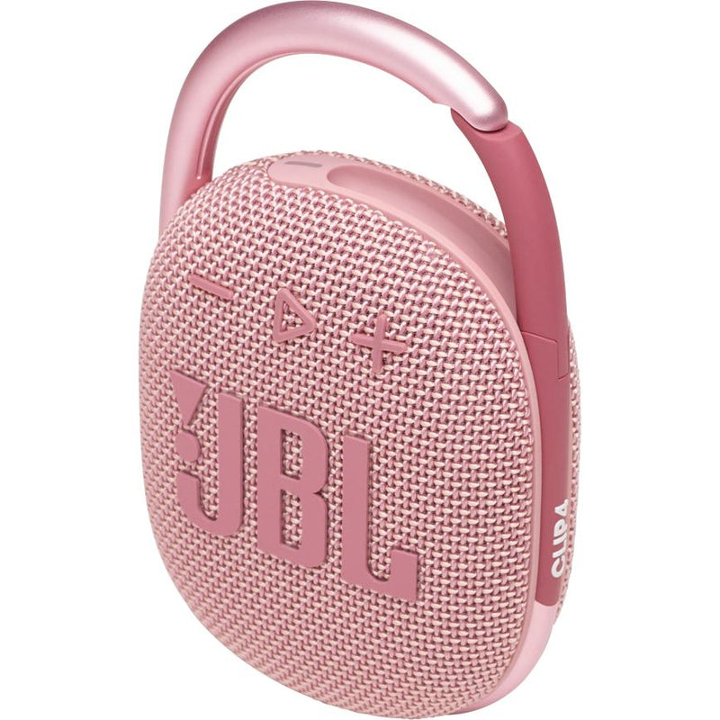 Wireless Bluetooth Portable Speaker, JBL Clip 4 - Pink IMAGE 1