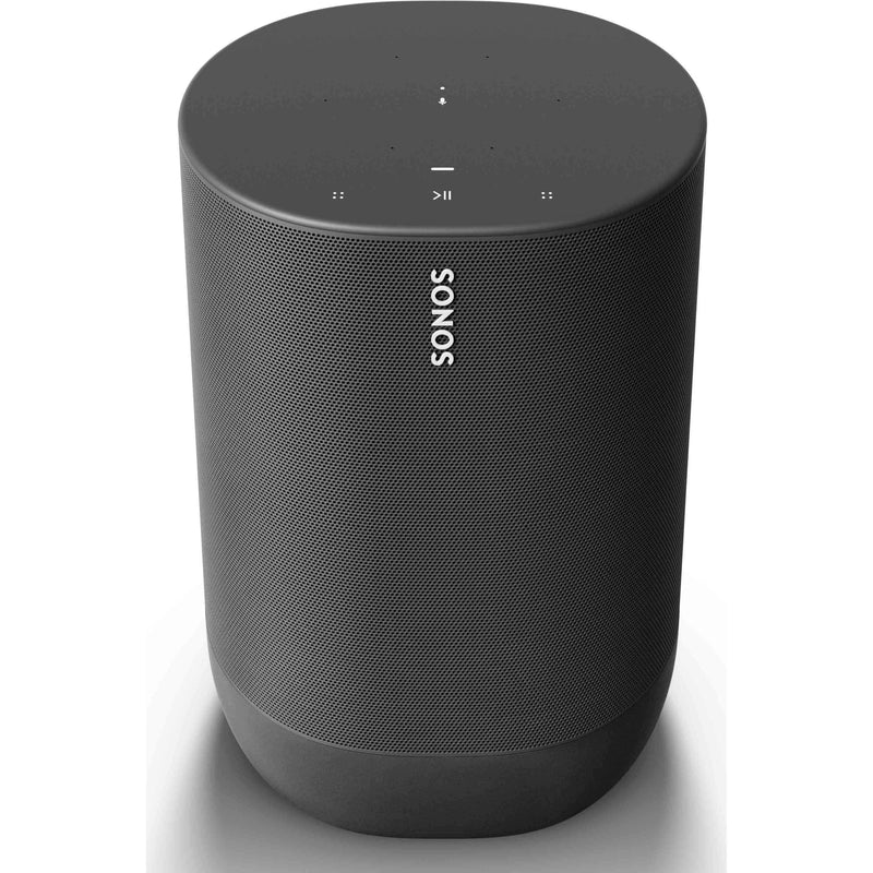 WiFi Wireless Bluetooth Smart Waterproof Speaker, Sonos Move-Black IMAGE 1