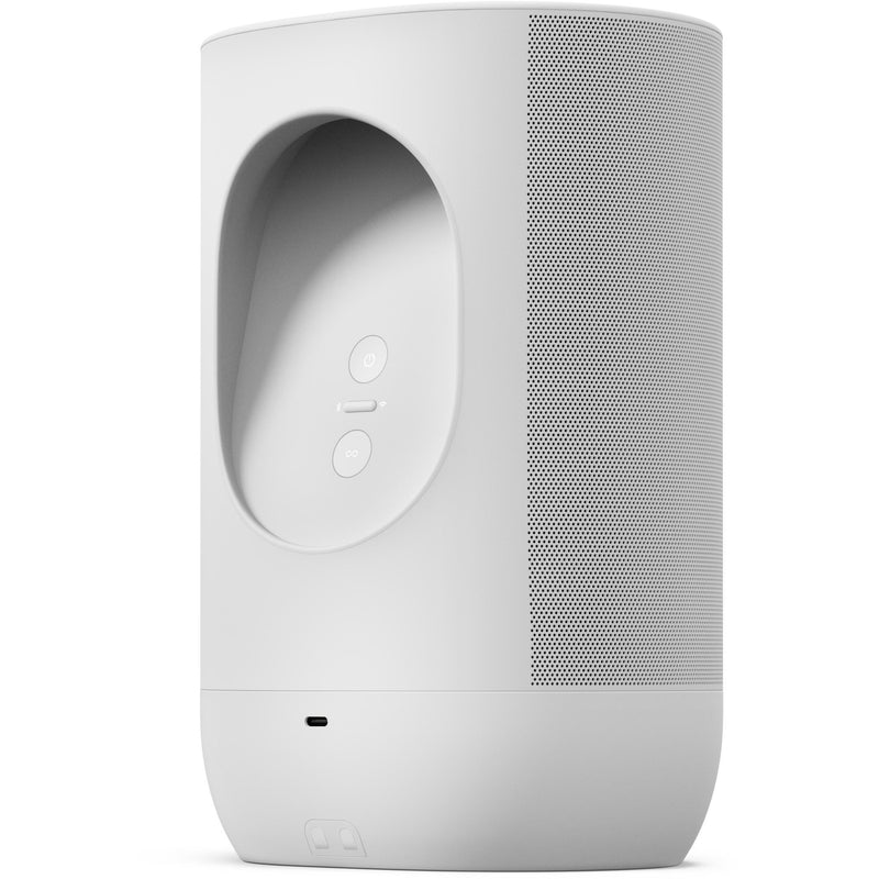 WiFi Wireless Bluetooth Smart Waterproof Speaker, Sonos Move - White IMAGE 4