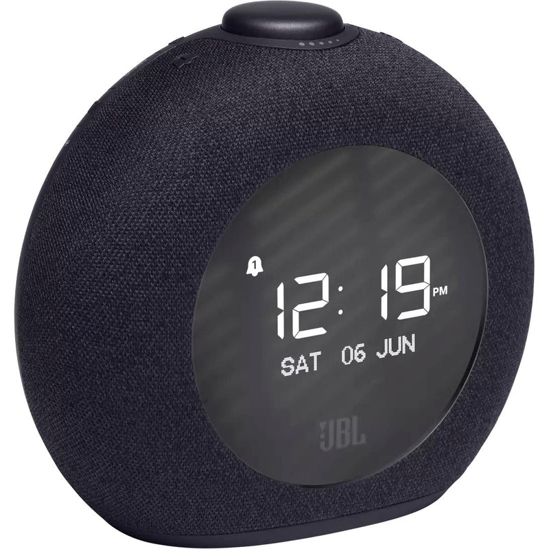 JBL 2x 4-watt Clock Radio with Bluetooth Bluetooth clock radio speaker with FM, JBL Horizon 2 - Black IMAGE 2