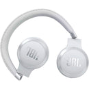 Wireless On-Ear Noise Cancelling Headphones. JBL Live 460NC - White IMAGE 4