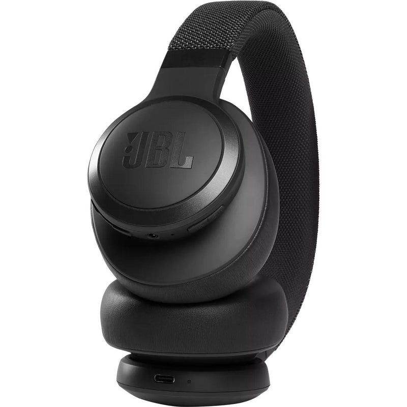 Casque d'écoute sans fil Bluetooth à suppression du bruit JBL Live 660NC,  noir