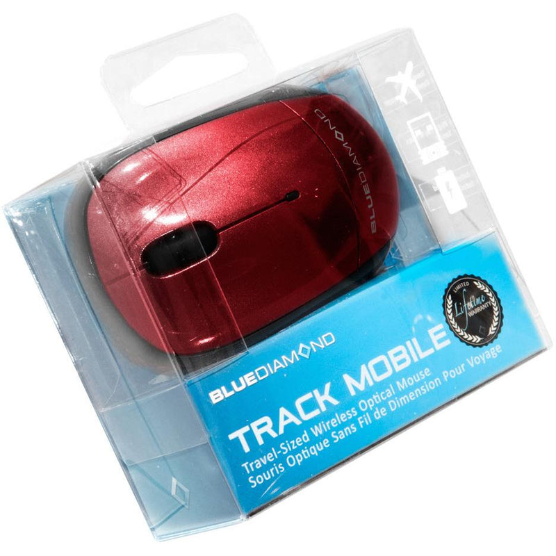 Blue Diamond Track Mobile Wireless Mouse Travel Wireless Mouse Red, Bluediamond 36421 IMAGE 3