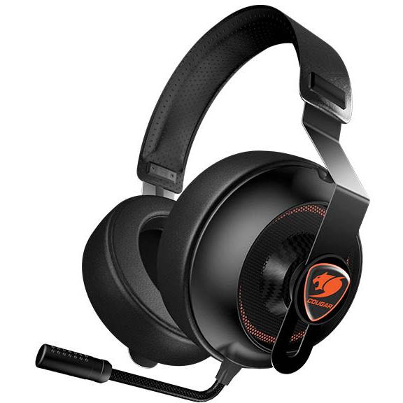 Cougar Over-the-Ear Noise-Canceling Gaming Headphones with Microphone Phontum Essential Gaming Headset, Cougar 37DF2XNMB.0002 IMAGE 1