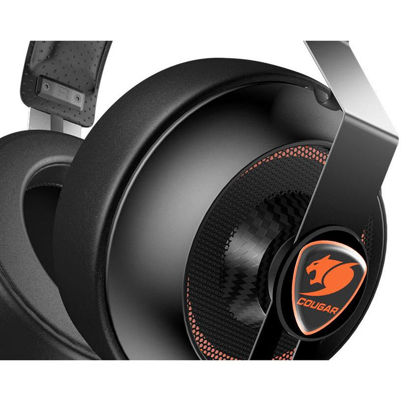 Cougar Over-the-Ear Noise-Canceling Gaming Headphones with Microphone Phontum Essential Gaming Headset, Cougar 37DF2XNMB.0002 IMAGE 3