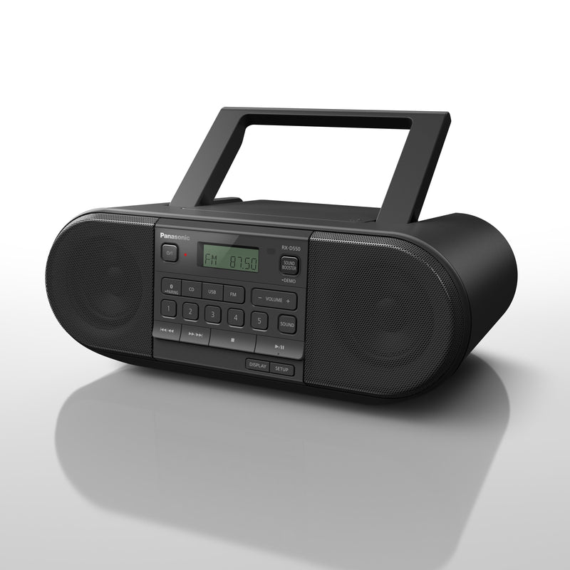 Portable CD/AM/FM Boombox, Panasonic  RXD550 IMAGE 8
