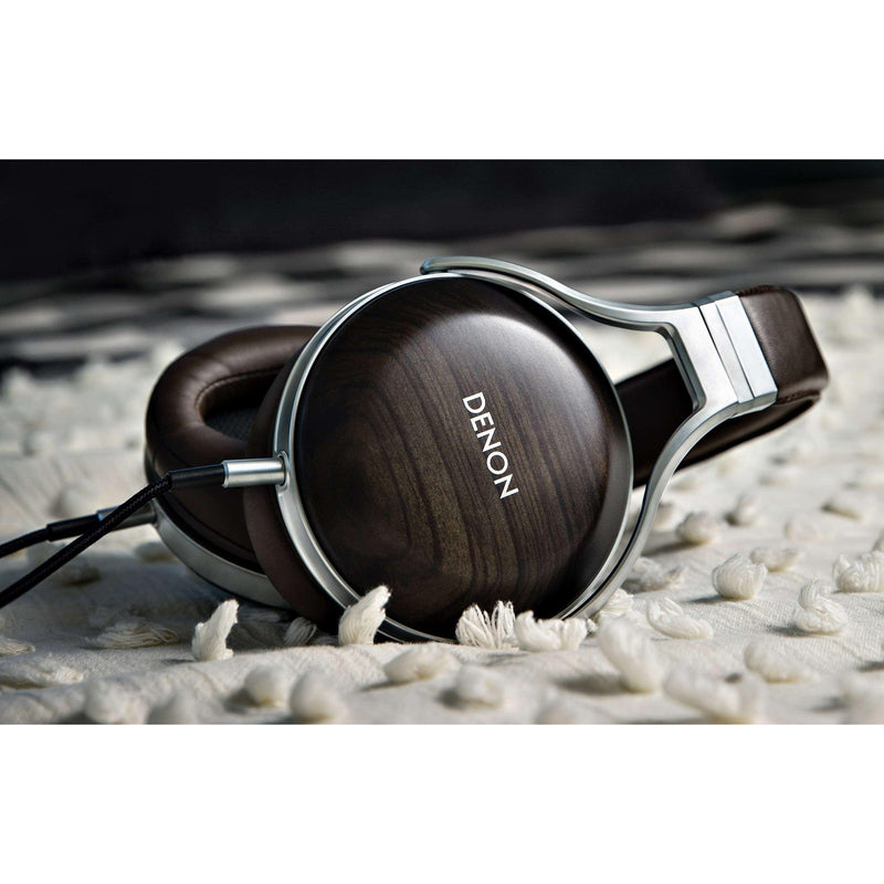 Denon AH-D5200 Zebrawood Over-Ear Premium Headphones IMAGE 13