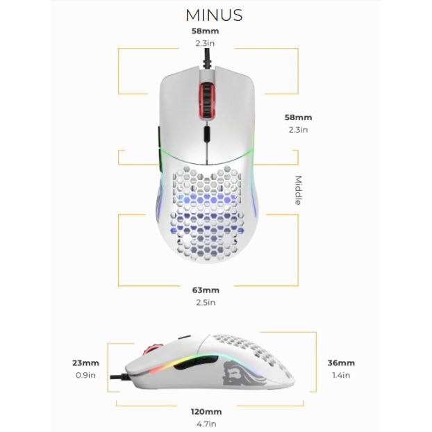 Wireless Mouse, Glorius GOM-WHITE IMAGE 7