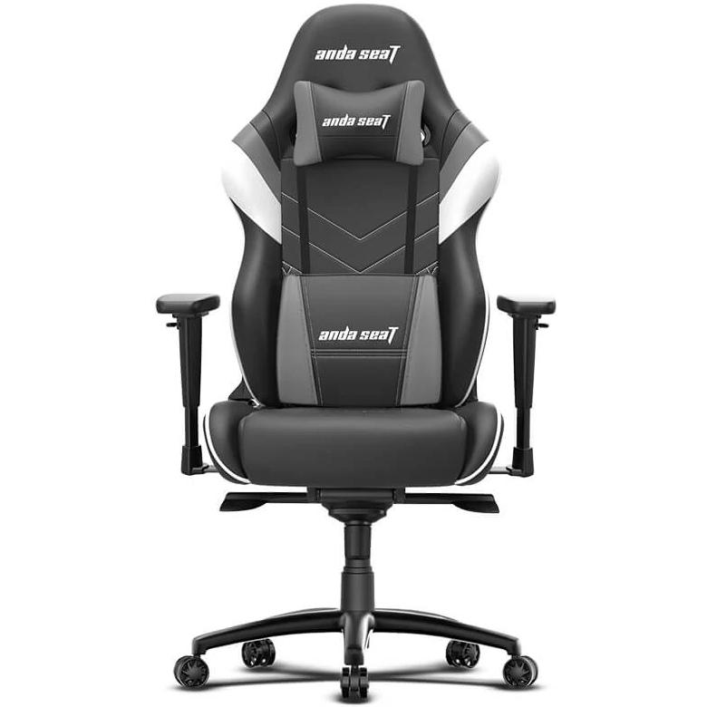 Gaming Chair,, ASSASSIN KING SERIES BLACK+WHITE+GREY, ANDA AD4XL-03-BWR-PV-W02 IMAGE 1