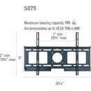 Sonora Fixed Mount Sonora Wall Mount Bracket SO75 IMAGE 2