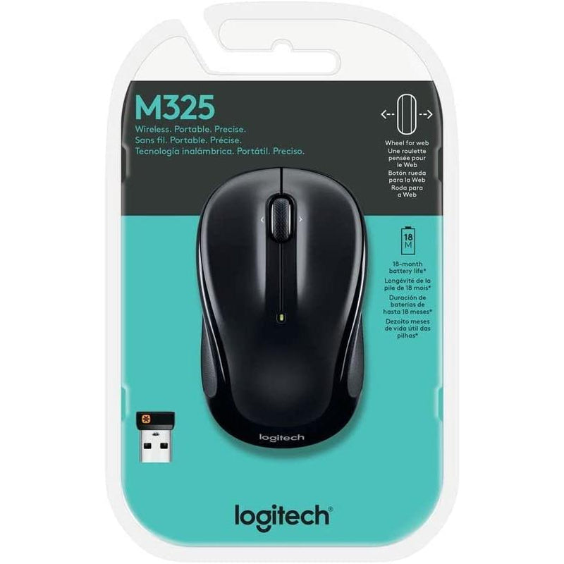 Wireless Mouse, Logitech M325 Black 910-002974 IMAGE 5