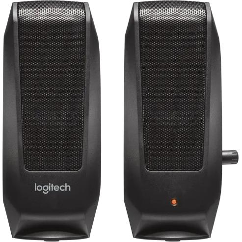 S120 2,0 Multimedia Speakers, Logitech Black 980-000012 IMAGE 1