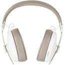 Wireless On-Ear Noise Cancelling Headphones, Sennheiser M4AEBT - White IMAGE 2