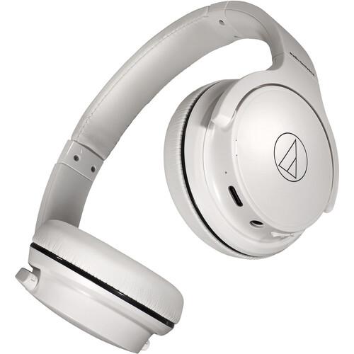 Wireless on-ear headphones, Audio Technica S220BT - White IMAGE 4