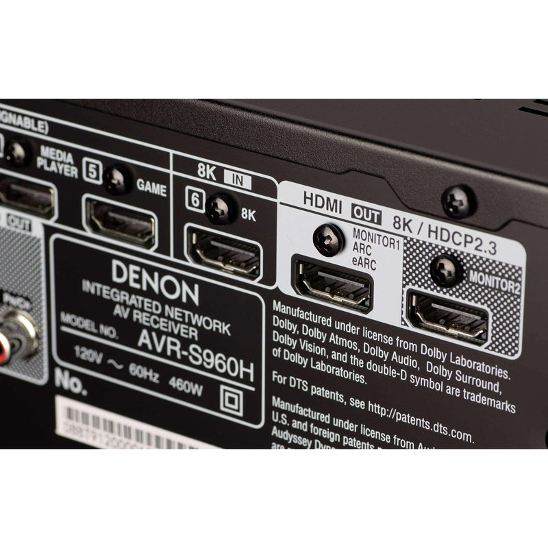 7.2 Channel AV Receiver, Denon AVR-S970H IMAGE 8