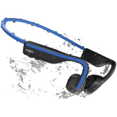 Conduction Open-Ear Bluetooth Sport Headphones OpenMove, Snokz S661 - Blue IMAGE 2