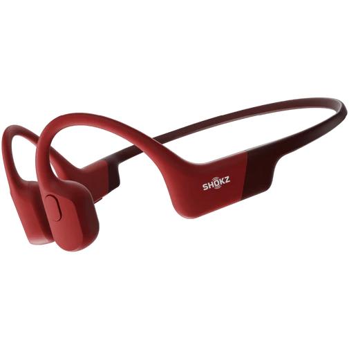 Conduction Open-Ear Bluetooth Sport Headphones OpenRun Mini, Snokz S803 - Red IMAGE 1