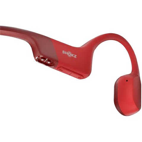 Conduction Open-Ear Bluetooth Sport Headphones OpenRun Mini, Snokz S803 - Red IMAGE 3