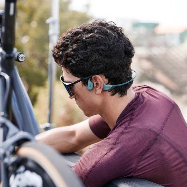 Conduction Open-Ear Bluetooth Sport Headphones OpenRun Pro, Snokz S810 - Blue IMAGE 6
