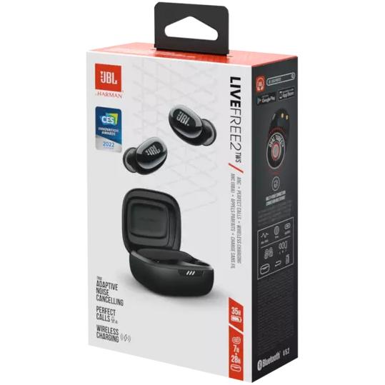 Live Free NC+ TWS In-Ear Earbuds. JBL LIVEFREE2TWS - Black IMAGE 9
