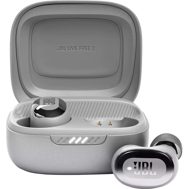 Live Free NC+ TWS In-Ear Earbuds. JBL LIVEFREE2TWS - Silver IMAGE 1