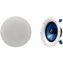 Yamaha 50-Watt In-Ceiling Speaker 140W In-Ceiling & In-Wall Speaker, Yamaha NSiC800 - White - PAIR IMAGE 2